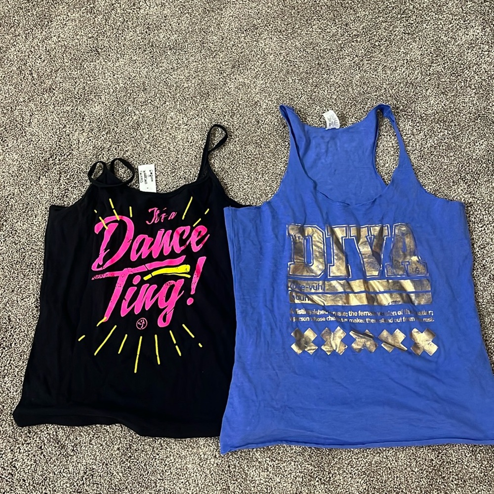 2 Tank tops Zumba